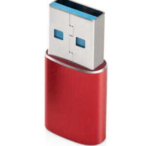 Andersson USB A till USB C adapter röd